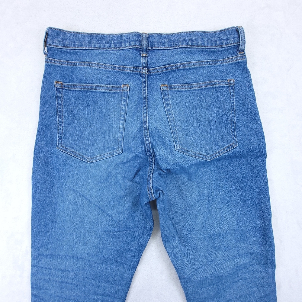 Everlane Jeans Womens Size 31 Mid Rise Slim Straight Ankle Zip Fly